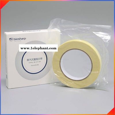 BS-QT-028 蒸汽滅菌指示膠帶 Biosharp 19mm50m 1卷/盒 白鯊易實驗耗材