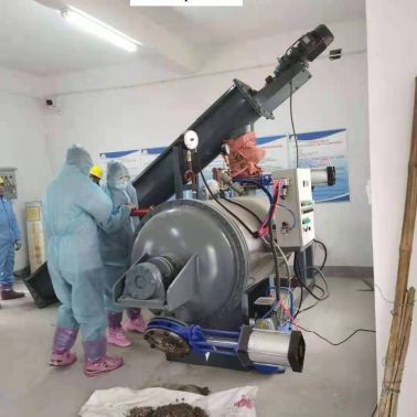 進口農作物 谷子 豌豆 高粱等無害化處理設備 濕化機 高溫滅菌滅活設備