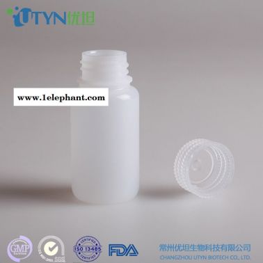 常州utyn 60ml本色HDPE廣口塑料試劑瓶 無酶無菌 可耐高溫滅菌 醫學級原料 UTYN  廠家直供