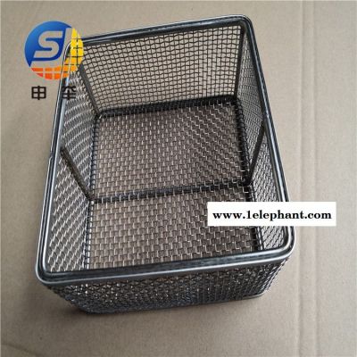 安平申舉專業生產不銹鋼篩網籃 圓形網筒圓孔網筐醫療器具滅菌消毒網筐