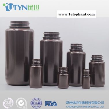 utyn棕色廣口試劑瓶 琥珀色試劑瓶 耐酸耐堿 高溫滅菌無菌無酶無熱源免清洗125ml 廠家直銷 美國USP標(biāo)準(zhǔn)