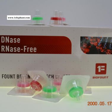 BIOFOUNT  SUPER系列無(wú)RNA/DNA酶高端耗材，滅菌PVDF水系針頭濾器25mm/0.22um