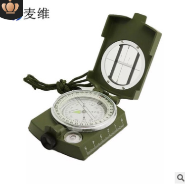 ebay亞馬遜熱銷 K4580高精準美式多功能軍綠色指南針指北針戶外