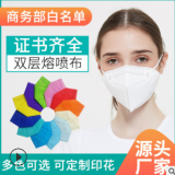 KN95口罩廠家彩色定制 工業防護防塵口罩帶呼吸閥一次性口罩n95