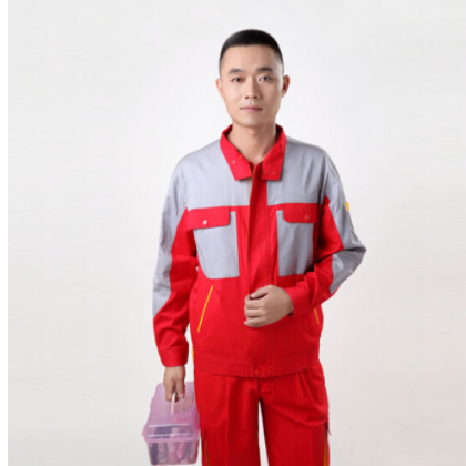 三九薄型沙斜工作服 夏季拼色酶洗壓燙工裝 防護工作服定做特價