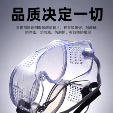 防塵防飛濺勞保眼鏡防風(fēng)透明護(hù)目眼鏡眼罩吊卡裝多孔風(fēng)鏡