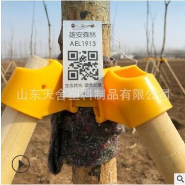 批發定制樹木支撐架園林綠化保護樹木塑料支撐套杯綁帶楊木棍松木