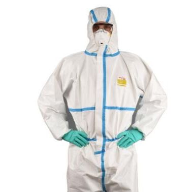 konzer3000一次性連體防護服透氣防液體噴漆防粉塵無紡布防護服