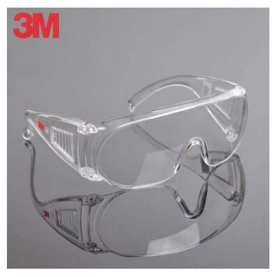 3M1611HC護目鏡 防護眼鏡 防塵防刮擦防噴濺眼鏡化學實驗眼鏡