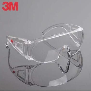 3M1611HC護目鏡 防護眼鏡 防塵防刮擦防噴濺眼鏡化學實驗眼鏡