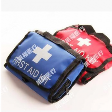 出口廠家大號(hào)三折包 紅藍(lán)急救空包 家用安全急救包 救急三折包