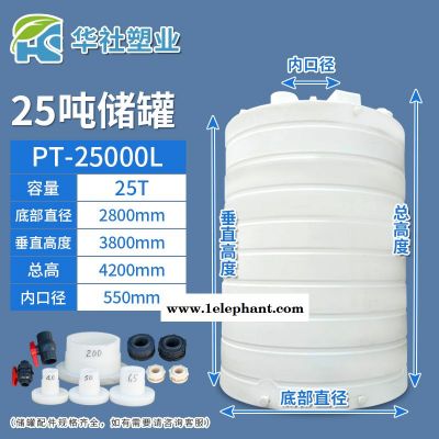 華社立式20000L塑料化工儲罐全新滾塑加厚消防預案桶森林消防桶環境污水處理