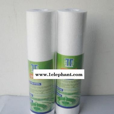 生產凈水器十寸常規5微米/1微米PP棉溶噴濾芯前置過濾配件