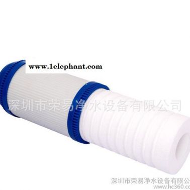 10寸雙節濾芯 10寸顆粒碳PP棉復合濾芯 凈水器配件