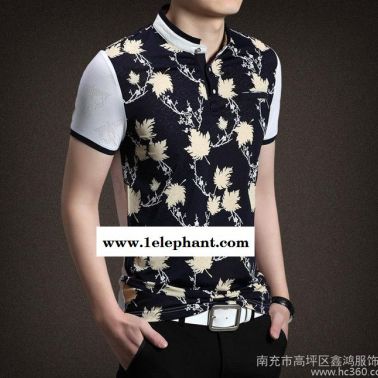 修身型現(xiàn)貨立領(lǐng)短袖套頭1-3時尚都市（24-35歲）短袖