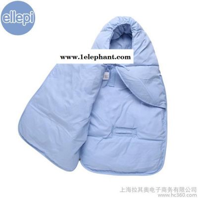 ellepi艾莉碧新生兒春秋冬款加厚抱被 0-12個月嬰兒抱被睡袋送禮通用 嬰兒睡袋防風防寒安全睡袋抱毯