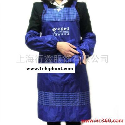 供應行鑫圍裙袖套按要求定制專業定做無紡圍裙/廣告圍裙套袖/