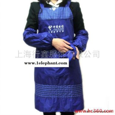 供應行鑫圍裙袖套按要求定制專業定做無紡圍裙/廣告圍裙套袖/