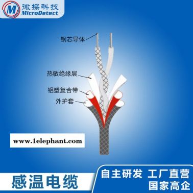 屏蔽型纜式線型感溫火災探測器 感溫電纜廠家全國直銷