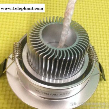LED天花燈3W加厚射筒燈電視背景墻玄關服裝店牛眼貓眼客廳吊頂燈