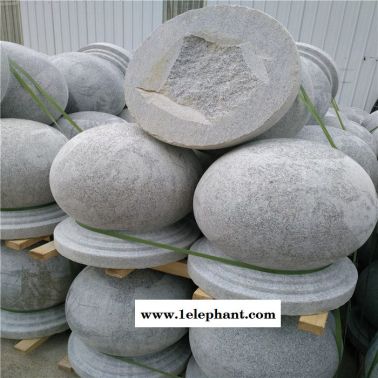 石球路障 花崗巖圓球 擋車球一個(gè)啥價(jià)