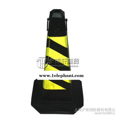 交通設施路障路錐橡膠方錐立柱隔離墩橡膠路錐 路障墩一件代發