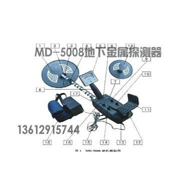 供應維安泰MD5008高品質地金銀古董金屬探測器  地下管線金屬探測器 地下金屬探測器廠家價格