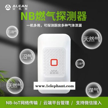 艾禮安NB-IOT燃氣探測器 NB燃氣報警器 家用可燃氣體探測器