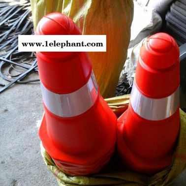 50cmPE塑料路錐 橡膠路錐 路障 噴漆紅錐 交通設施
