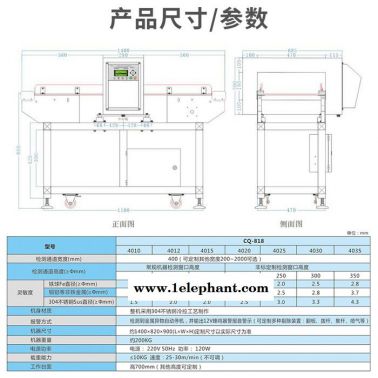 食品廠金屬探測器藥材肉類探測儀不銹鋼鐵鋁檢測機輸送式金檢機