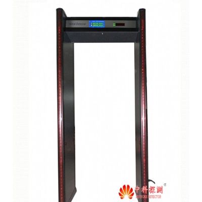 供應大屏幕彩色液晶顯示型通過式金屬安檢門ZK803C金屬探測器