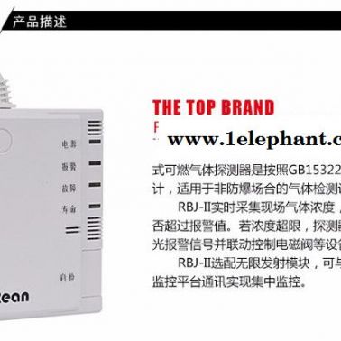 瑞安RBJ-II獨立式可燃氣體探測器，家用氣體探測器，氣體探測一體機