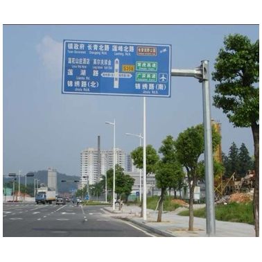 八角電子監(jiān)控立桿-路名牌標(biāo)志桿
