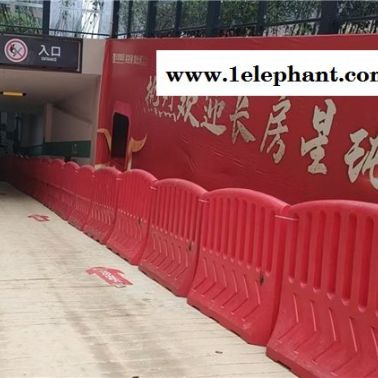 體育場館安檢圍欄水馬可反復使用 出入口安全水馬圍檔 防爆水馬護欄