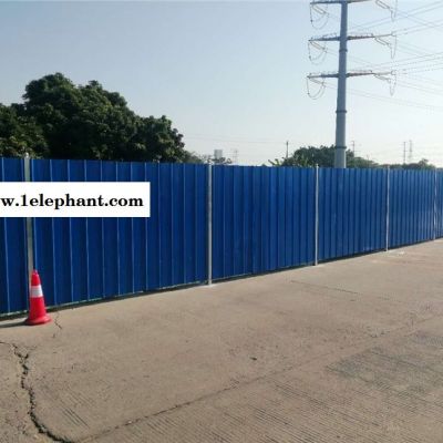 道路交通安全養護臨時挖掘工程彩鋼圍檔廠家 三包工程+免費量尺