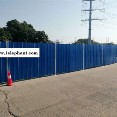 道路交通安全養護臨時挖掘工程彩鋼圍檔廠家 三包工程+免費量尺