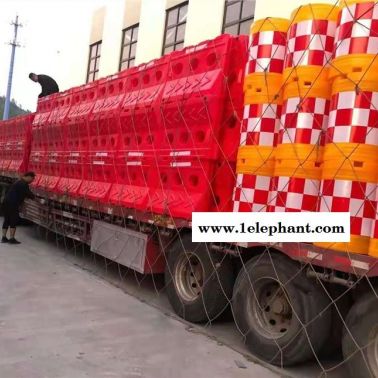 滾塑高圍欄水馬防護欄 市政工程滾塑防撞水馬 塑料圍檔