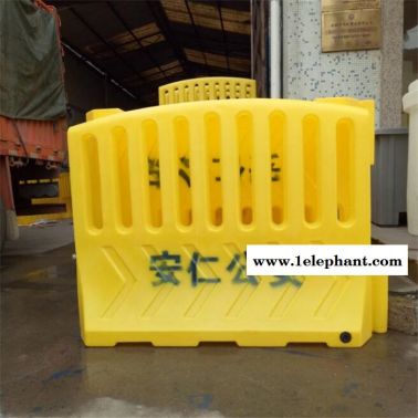 郴州高圍欄水馬廠家 安仁滾塑圍檔墻水馬 道路隔離墩批發