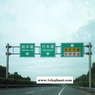 信號燈監控綜合桿雙柱式標志桿
