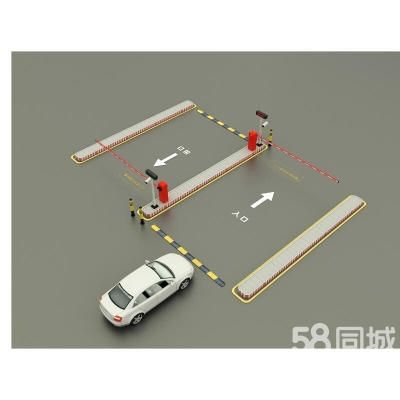 小區停車場設備車牌識別智能管理直桿道閘