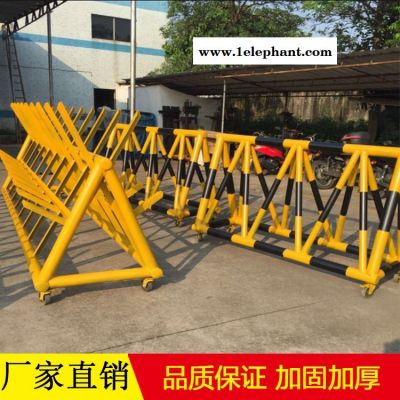 道路拒馬移動護欄 防撞帶滑輪重型路障 安全臨檢防撞欄桿 不易生銹廠家定制