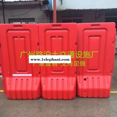 廣州高圍欄水馬1.8米高防撞設施注水隔離墩吹塑產品