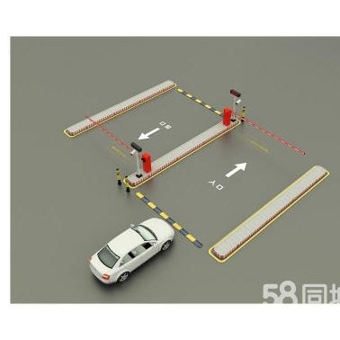 小區停車場設備車牌識別智能管理直桿道閘