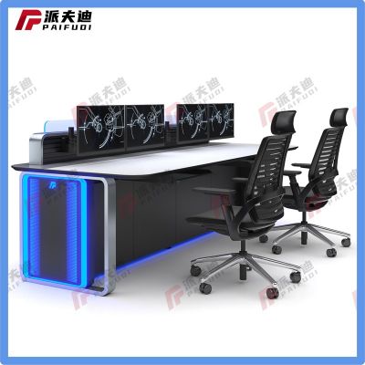 監控操作臺定制工作臺控制臺安防中控室監控臺桌子指揮中心調度臺