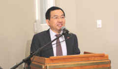 駐特立尼達和多巴哥大使方遒出席援特多醫療防護物資交接儀式